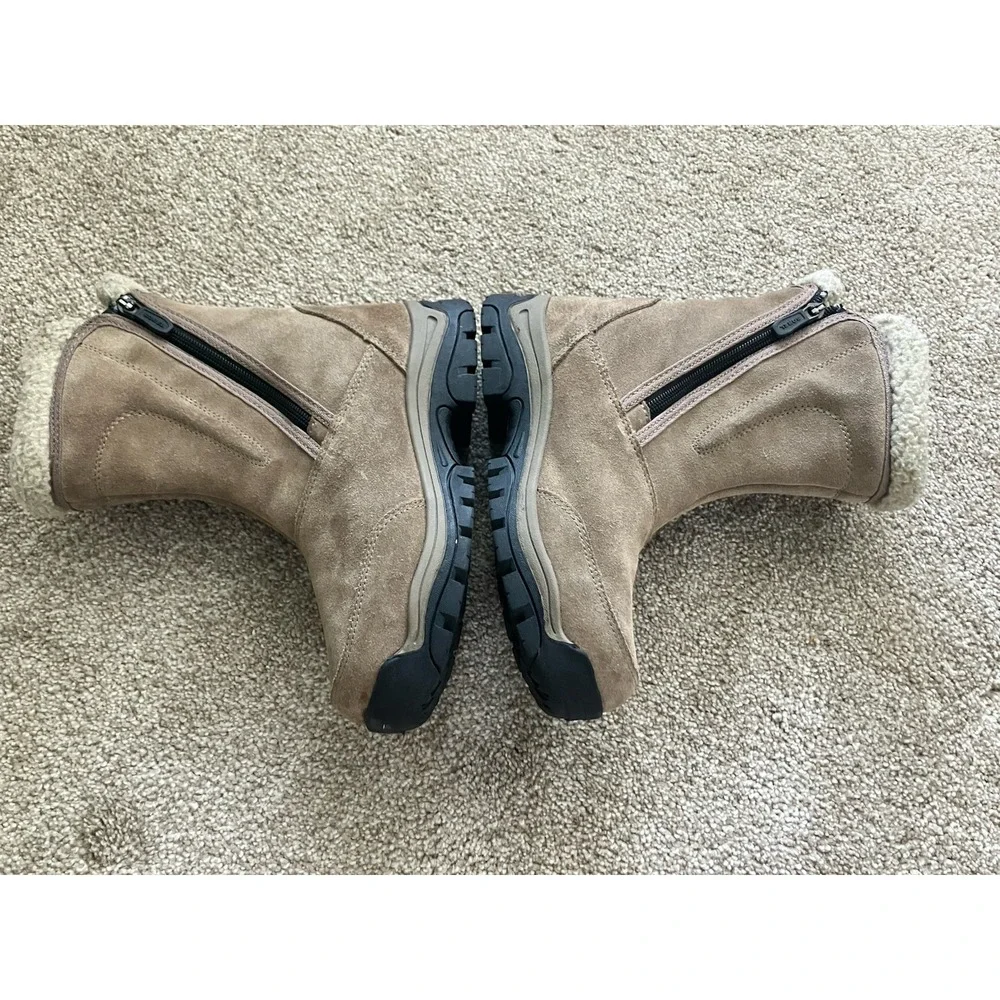Sorel Waterfall NL1964-250 Tan Insulated Waterproof Suede‎ Winter Boots Womens 6